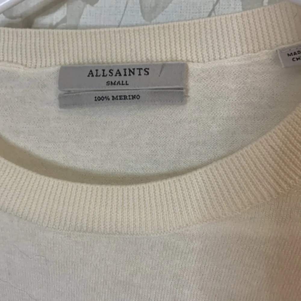 All Saints Libby Crew Neck Merino Wool Sweater Size Small - Picture 4 of 9